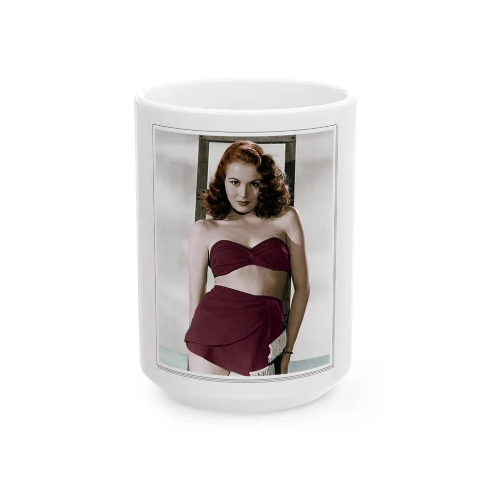 Hazel Court #04 (Vintage Female Icon) White Coffee Mug-15oz-Go Mug Yourself