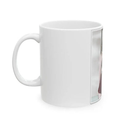 Hazel Court #04 (Vintage Female Icon) White Coffee Mug - Go Mug Yourself