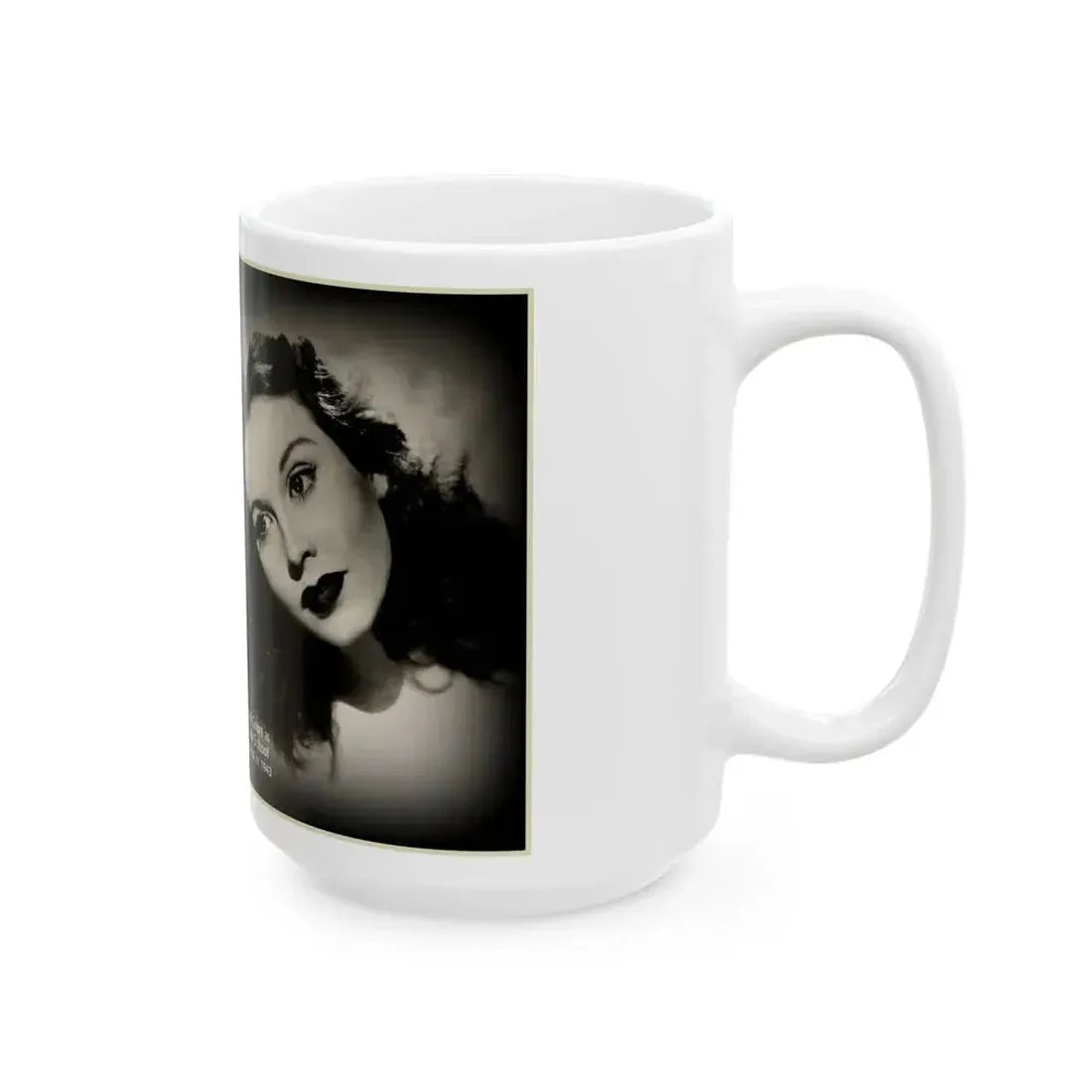 Hazel Court #09 (Vintage Female Icon) White Coffee Mug - Go Mug Yourself