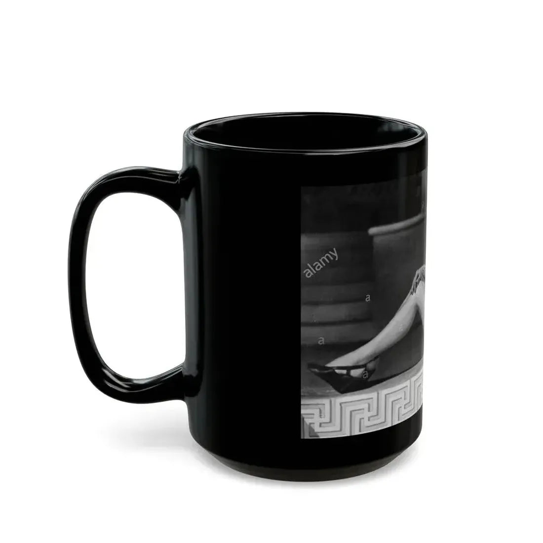 Hazel Court #109 (Vintage Female Icon) Black Coffee Mug - Go Mug Yourself