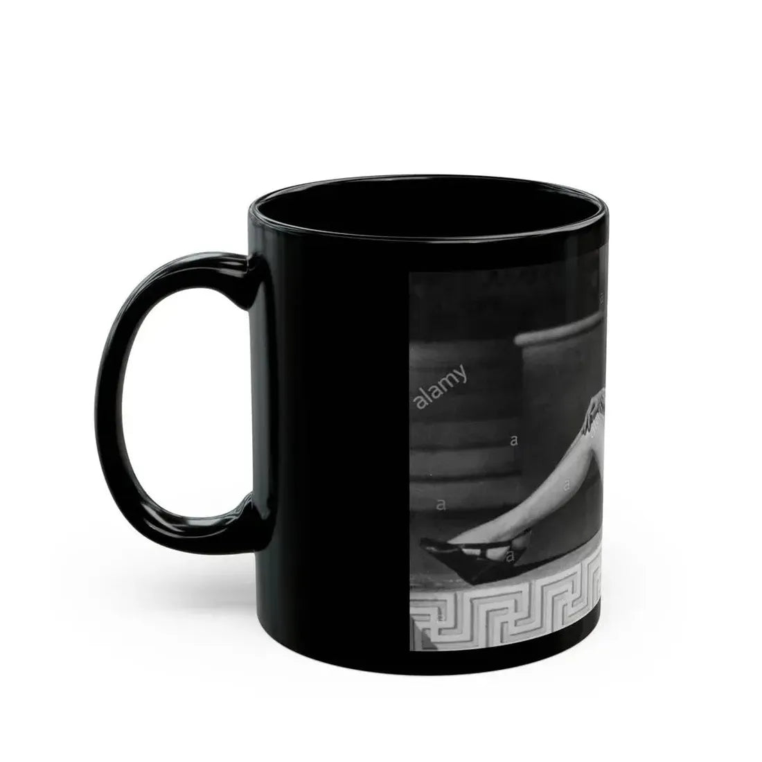 Hazel Court #109 (Vintage Female Icon) Black Coffee Mug - Go Mug Yourself