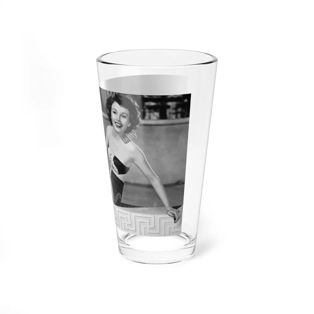 Hazel Court #109 (Vintage Female Icon) Pint Glass 16oz-Go Mug Yourself