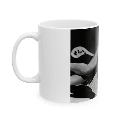 Hazel Court #111 (Vintage Female Icon) White Coffee Mug - Go Mug Yourself