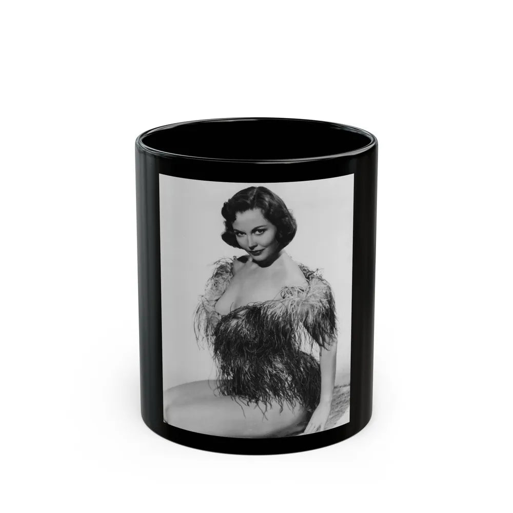 Hazel Court #20 (Vintage Female Icon) Black Coffee Mug-11oz-Go Mug Yourself