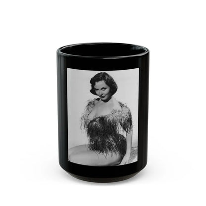 Hazel Court #20 (Vintage Female Icon) Black Coffee Mug-15oz-Go Mug Yourself