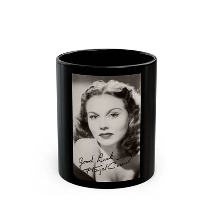 Hazel Court #22 (Vintage Female Icon) Black Coffee Mug-11oz-Go Mug Yourself