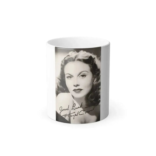 Hazel Court #22 (Vintage Female Icon) Color Changing Mug 11oz 11oz - Go Mug Yourself