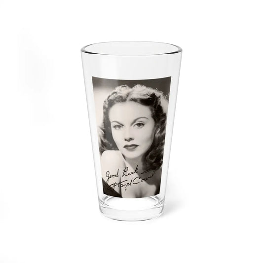 Hazel Court #22 (Vintage Female Icon) Pint Glass 16oz-16oz-Go Mug Yourself