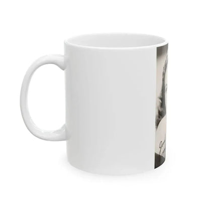 Hazel Court #22 (Vintage Female Icon) White Coffee Mug - Go Mug Yourself