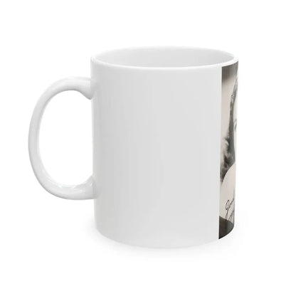 Hazel Court #22 (Vintage Female Icon) White Coffee Mug - Go Mug Yourself