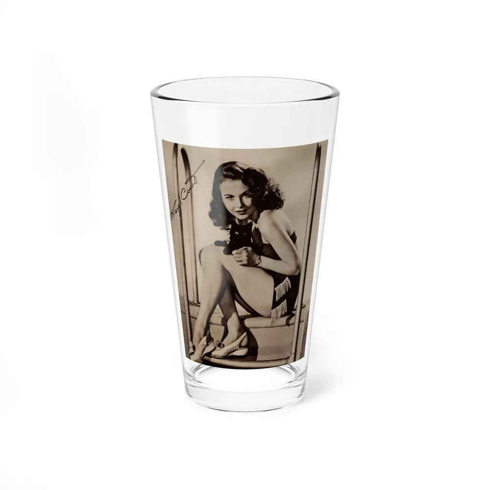 Hazel Court #24 (Vintage Female Icon) Pint Glass 16oz-16oz-Go Mug Yourself