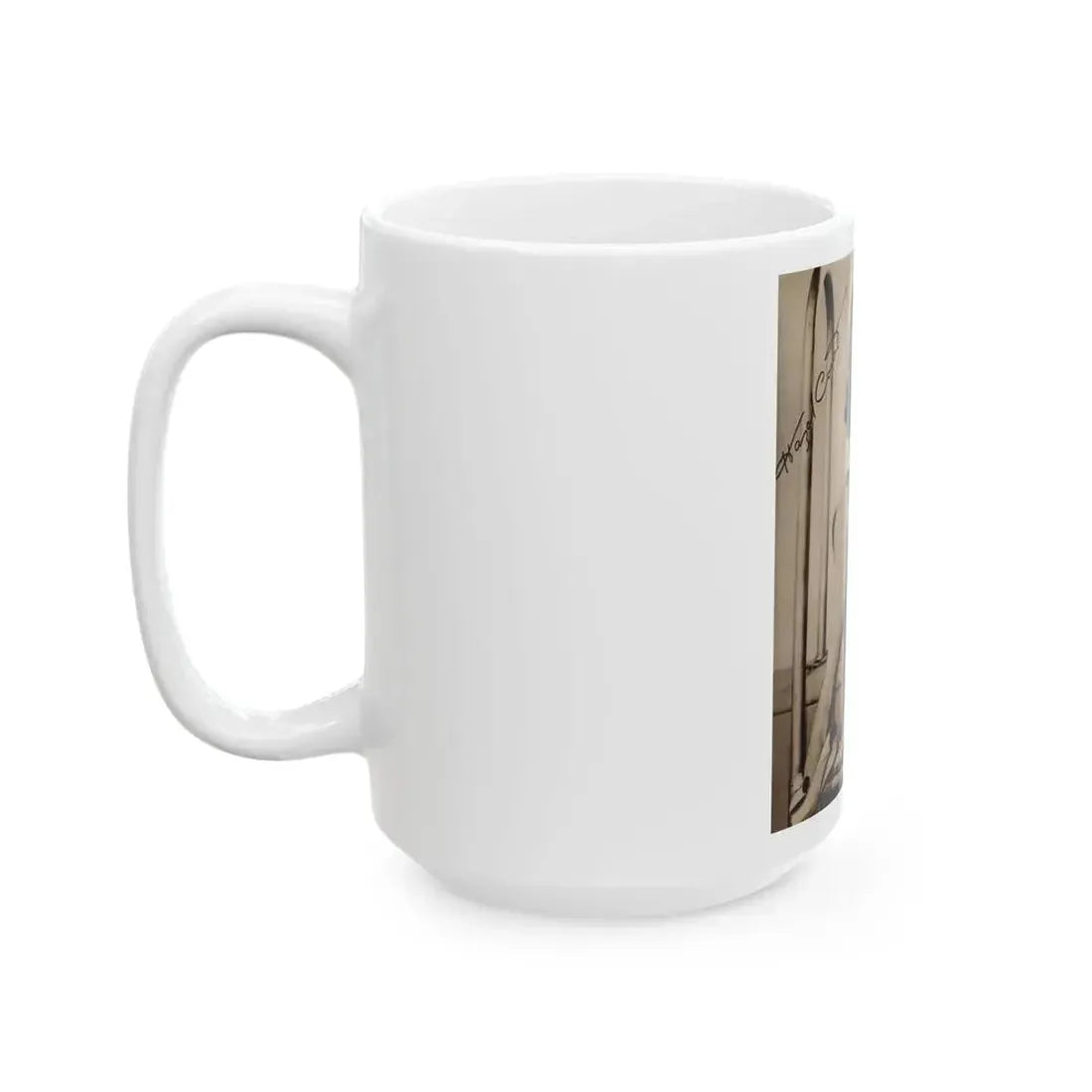 Hazel Court #24 (Vintage Female Icon) White Coffee Mug - Go Mug Yourself