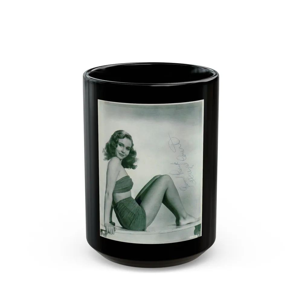 Hazel Court #26 (Vintage Female Icon) Black Coffee Mug-15oz-Go Mug Yourself