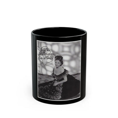 Hazel Court #58 (Vintage Female Icon) Black Coffee Mug-11oz-Go Mug Yourself