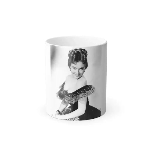 Hazel Court #81 (Vintage Female Icon) Color Changing Mug 11oz 11oz - Go Mug Yourself