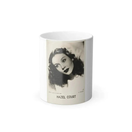 Hazel Court #86 (Vintage Female Icon) Color Changing Mug 11oz 11oz - Go Mug Yourself