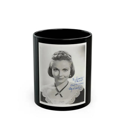 Hazel Court #88 (Vintage Female Icon) Black Coffee Mug 11oz - Go Mug Yourself