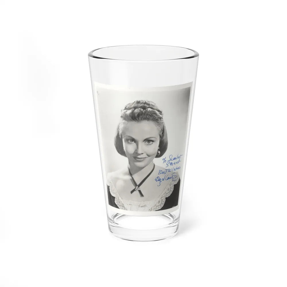 Hazel Court #88 (Vintage Female Icon) Pint Glass 16oz-16oz-Go Mug Yourself