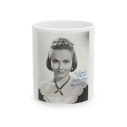 Hazel Court #88 (Vintage Female Icon) White Coffee Mug 11oz - Go Mug Yourself