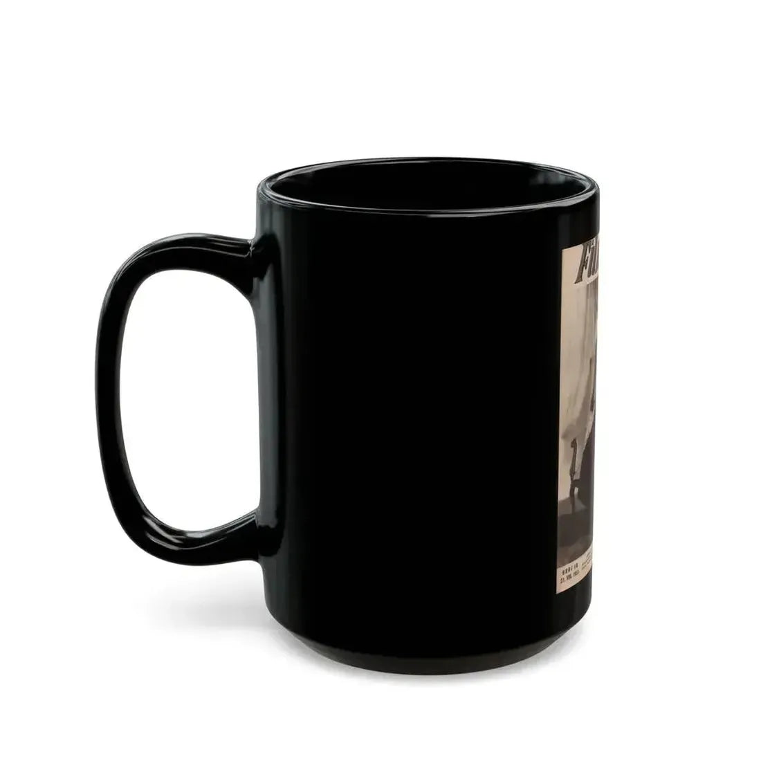 Hazel Court #89 - Newspaper Magazine Photo (Vintage Female Icon) Black Coffee Mug - Go Mug Yourself