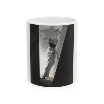 Hazel Court #92 (Vintage Female Icon) White Coffee Mug 11oz - Go Mug Yourself