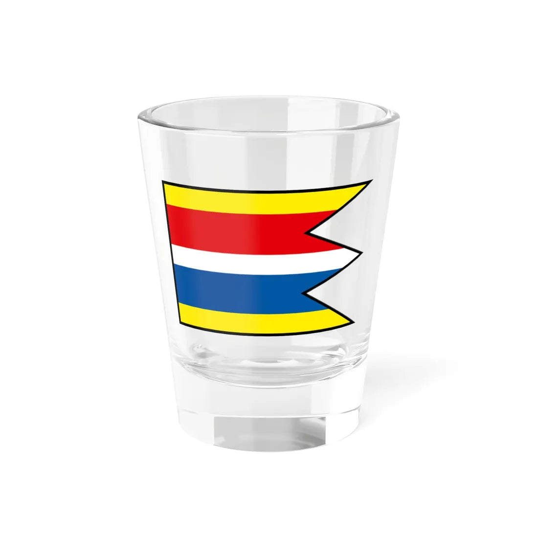 Hazin Michalovce Flag (Slovakia) Shot Glass 1.5oz 1.5oz - Go Mug Yourself