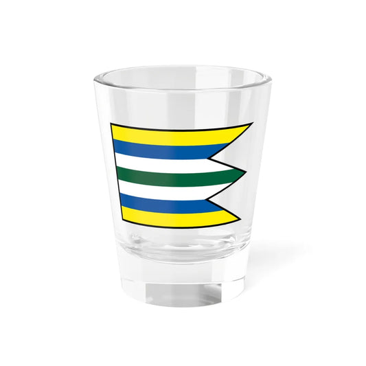 Hazin Nad Cirochou Humenne Flag (Slovakia) Shot Glass 1.5oz 1.5oz - Go Mug Yourself
