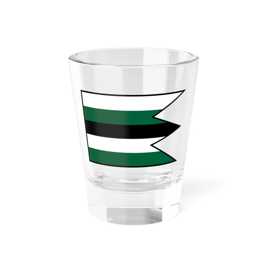 Hazlin Bardejov Flag (Slovakia) Shot Glass 1.5oz 1.5oz - Go Mug Yourself