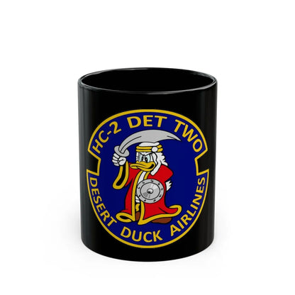 HC 2 (U.S. Navy) Black Coffee Mug-11oz-Go Mug Yourself