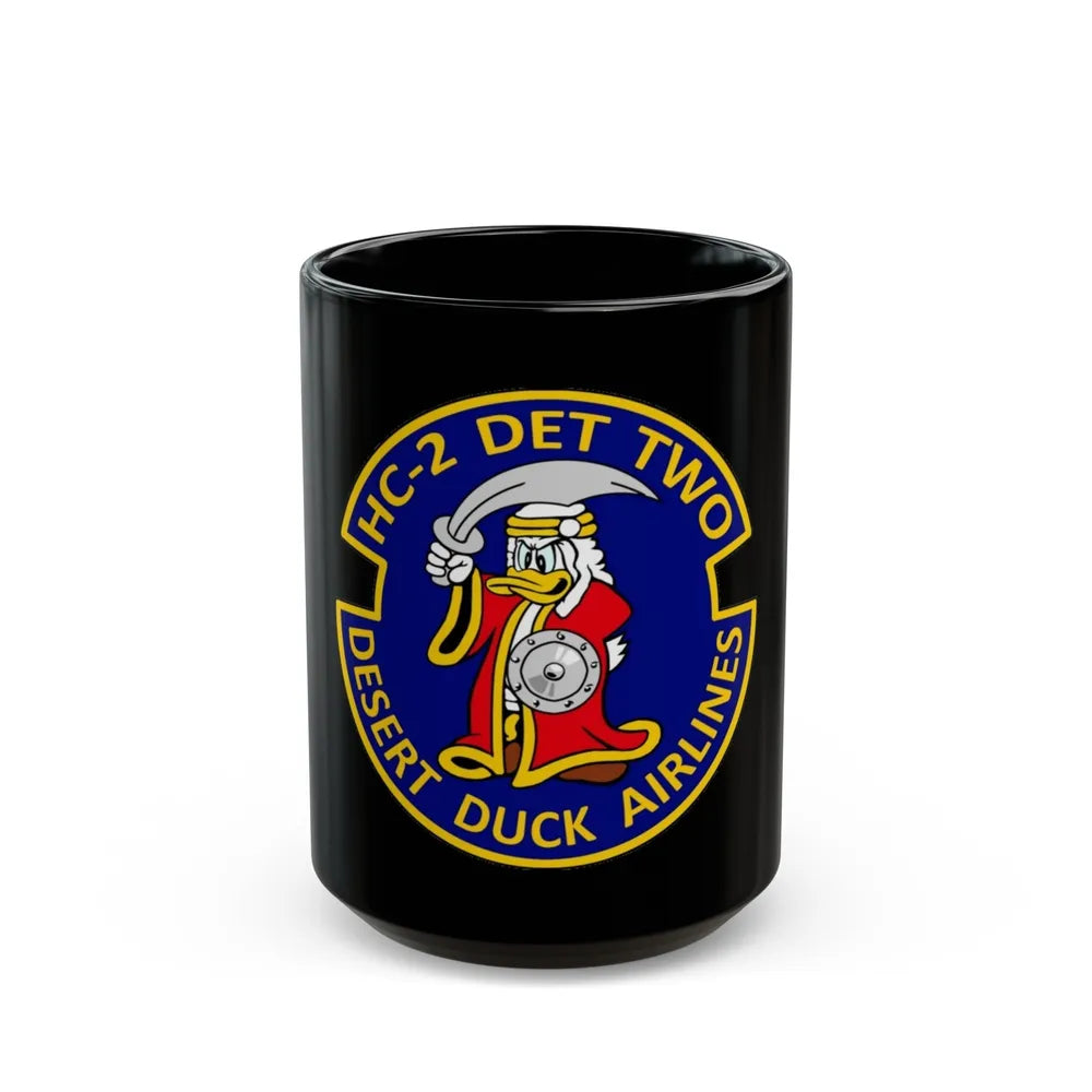 HC 2 (U.S. Navy) Black Coffee Mug-15oz-Go Mug Yourself