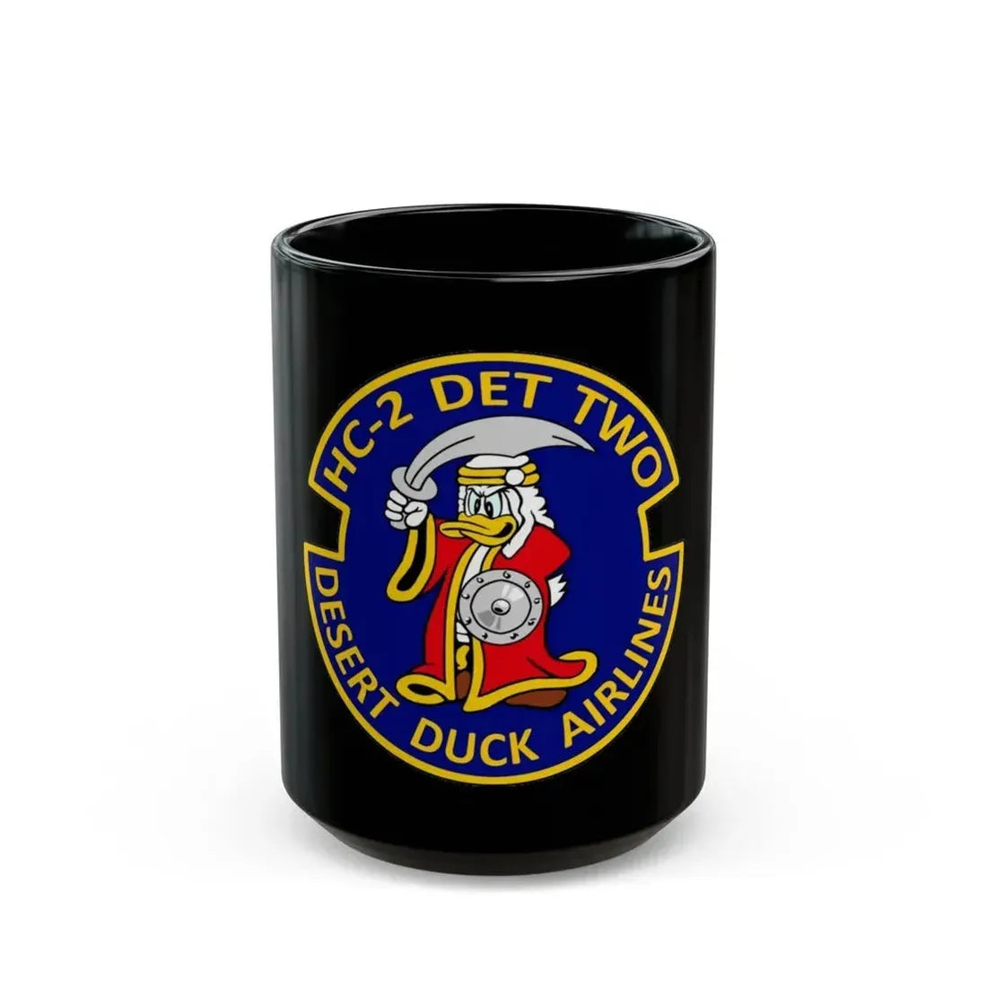 HC 2 (U.S. Navy) Black Coffee Mug - Go Mug Yourself