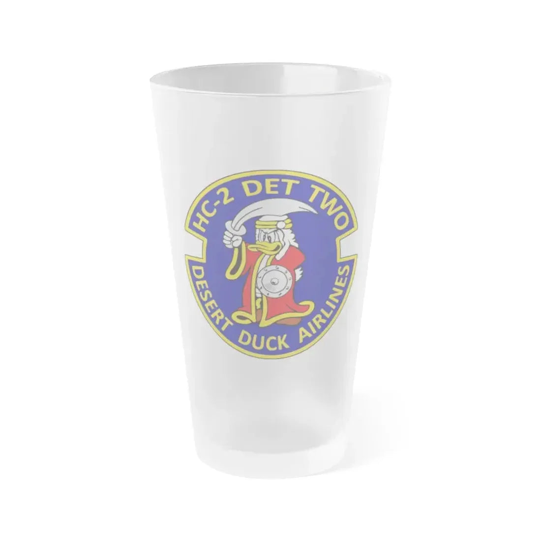 HC 2 (U.S. Navy) Frosted Pint Glass 16oz Default Title - Go Mug Yourself