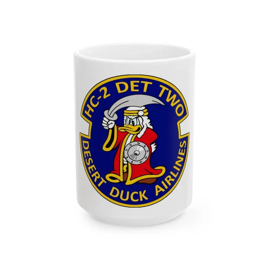 HC 2 (U.S. Navy) White Coffee Mug 15oz - Go Mug Yourself