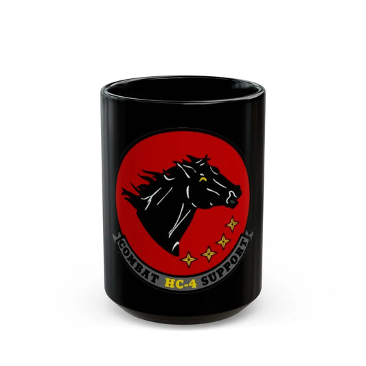 HC 4 (U.S. Navy) Black Coffee Mug-15oz-Go Mug Yourself