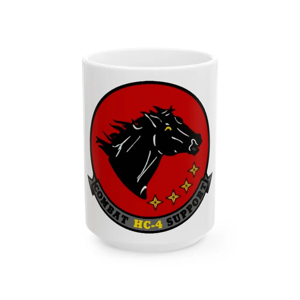 HC 4 (U.S. Navy) White Coffee Mug-15oz-Go Mug Yourself