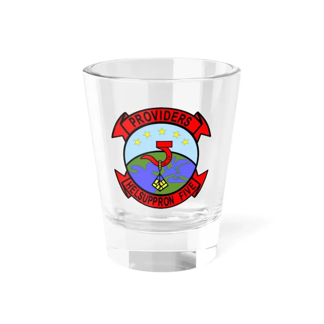 HC 5 Helicopter Combat Support Squadron 5 (U.S. Navy) Shot Glass 1.5oz 1.5oz - Go Mug Yourself