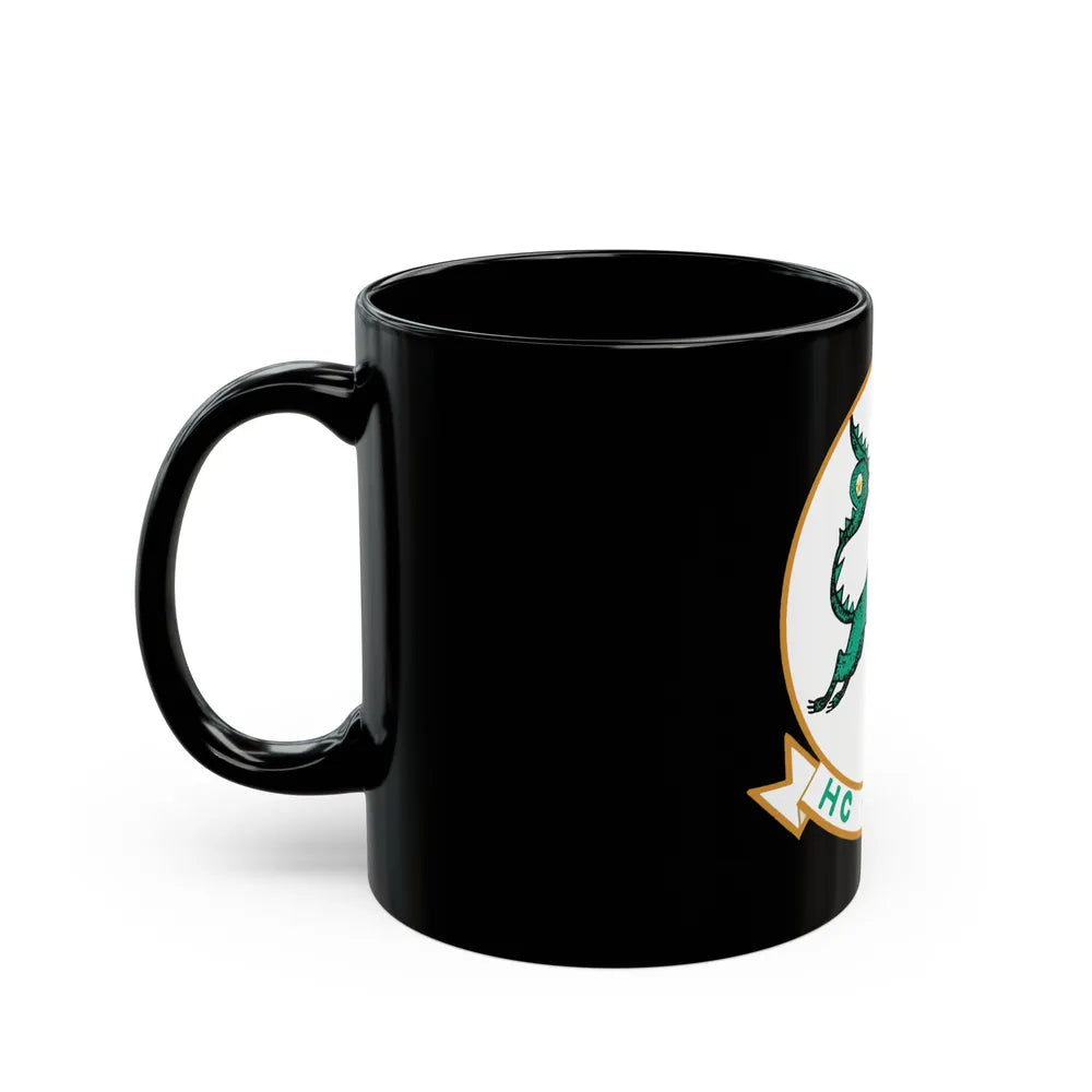 HC 7 'Seadevils' (U.S. Navy) Black Coffee Mug-Go Mug Yourself