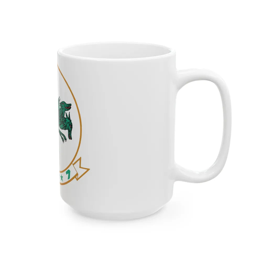 HC 7 'Seadevils' (U.S. Navy) White Coffee Mug-Go Mug Yourself