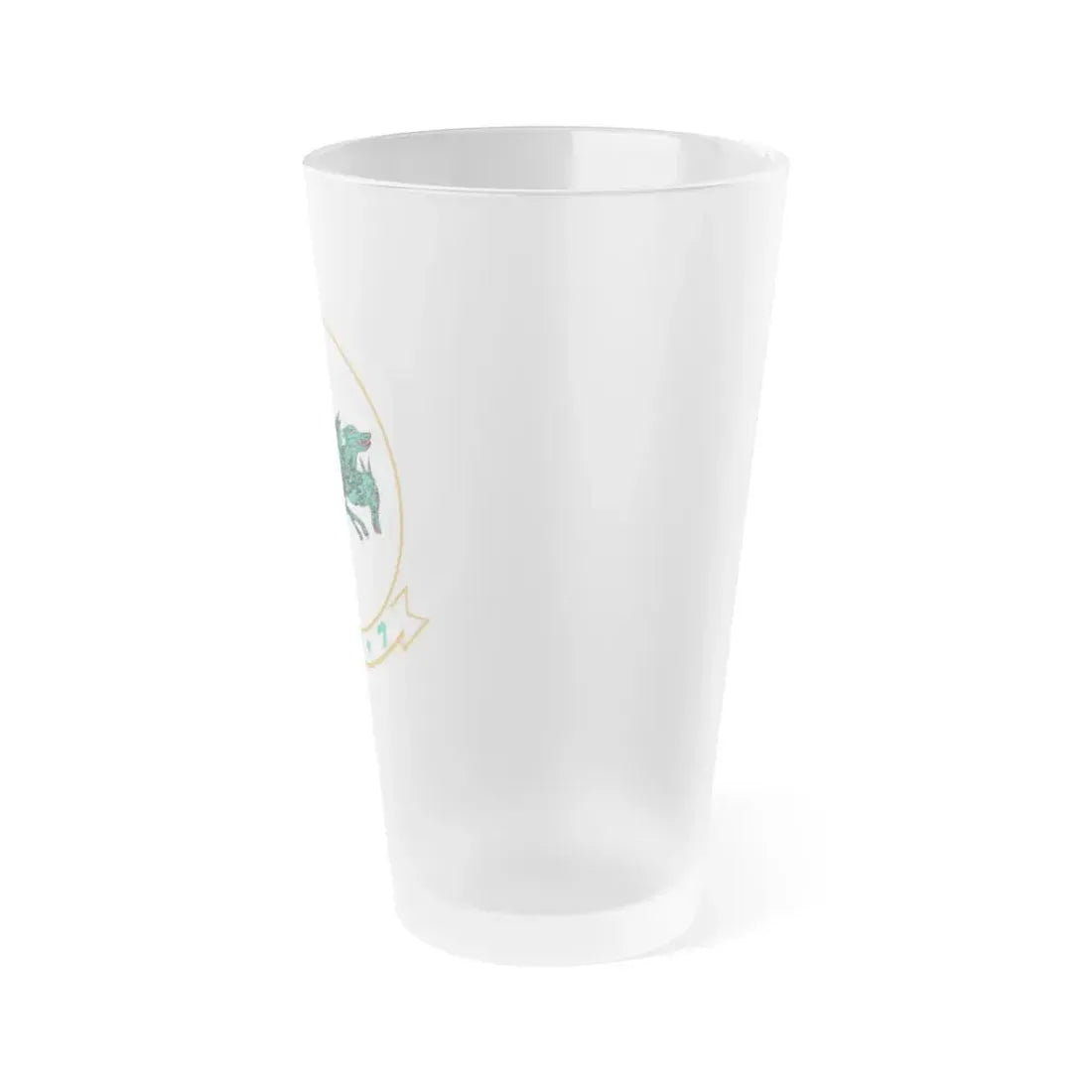 HC 7 'Seadevils' (U.S. Navy) Frosted Pint Glass 16oz - Go Mug Yourself