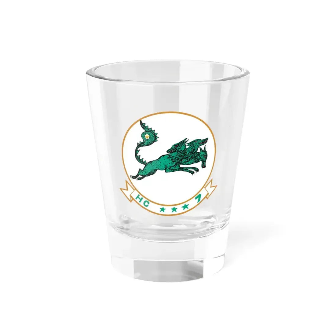HC 7 'Seadevils' (U.S. Navy) Shot Glass 1.5oz 1.5oz - Go Mug Yourself