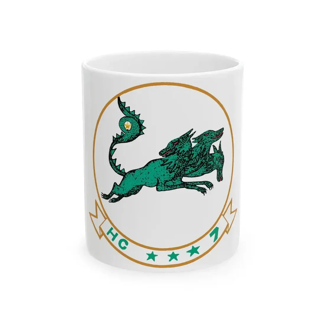HC 7 'Seadevils' (U.S. Navy) White Coffee Mug 11oz - Go Mug Yourself