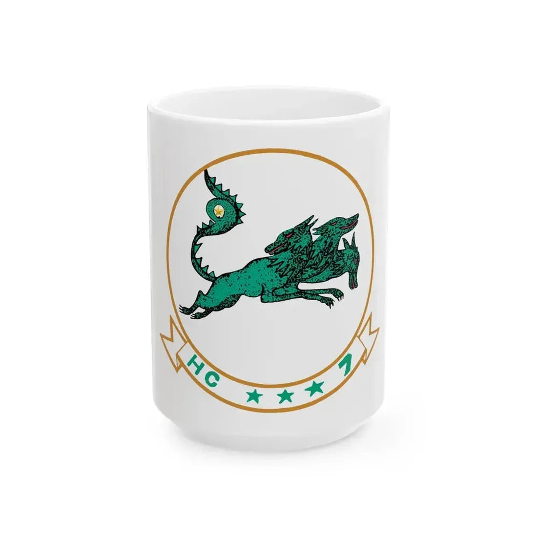 HC 7 'Seadevils' (U.S. Navy) White Coffee Mug 15oz - Go Mug Yourself