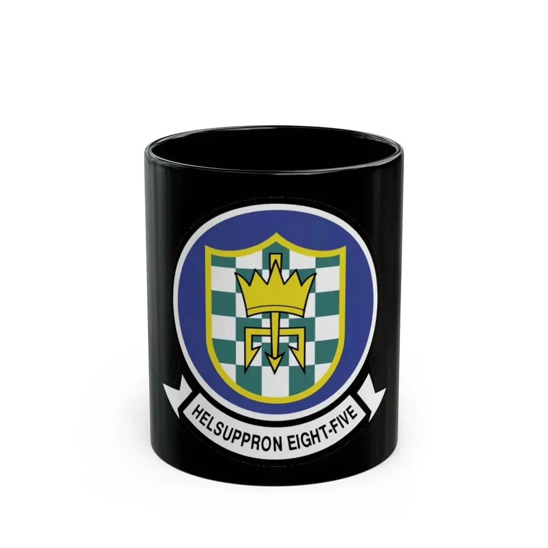HC 85 Helicopter Combat Support Squadron 85 (U.S. Navy) Black Coffee Mug 11oz - Go Mug Yourself