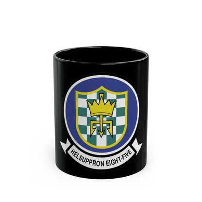 HC 85 Helicopter Combat Support Squadron 85 (U.S. Navy) Black Coffee Mug 11oz - Go Mug Yourself
