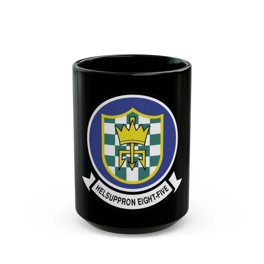 HC 85 Helicopter Combat Support Squadron 85 (U.S. Navy) Black Coffee Mug 15oz - Go Mug Yourself