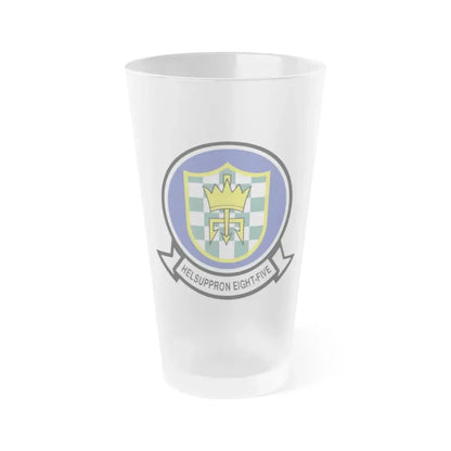 HC 85 Helicopter Combat Support Squadron 85 (U.S. Navy) Frosted Pint Glass 16oz Default Title - Go Mug Yourself