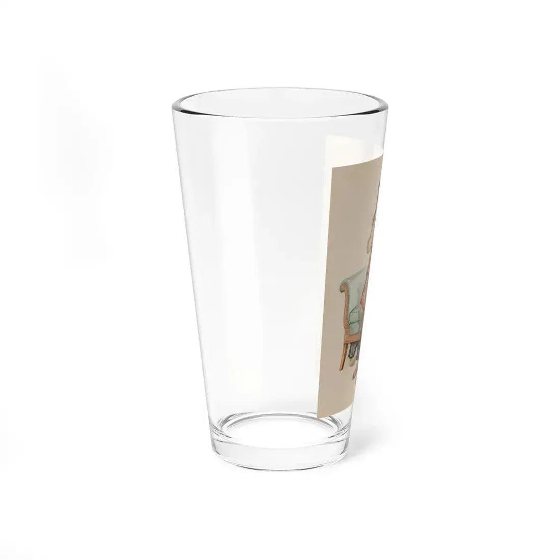 He Already Went, The Saturday Evening Post cover, December 5, 1936 - Pint Glass 16oz - Go Mug Yourself