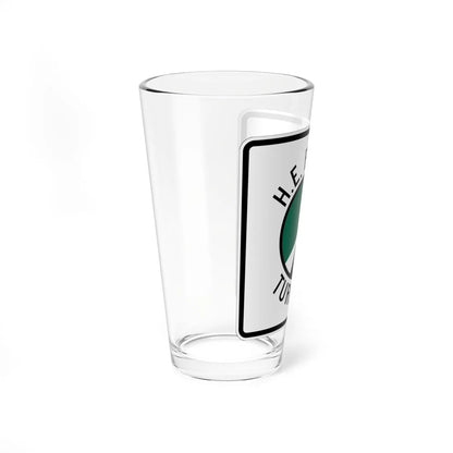 H.E. Bailey Turnpike (Oklahoma) (Road Sign) Pint Glass 16oz - Go Mug Yourself