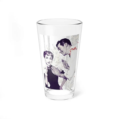 He'd Have Baked a Cake, Chatelaine, February 1951 - Pint Glass 16oz 16oz - Go Mug Yourself