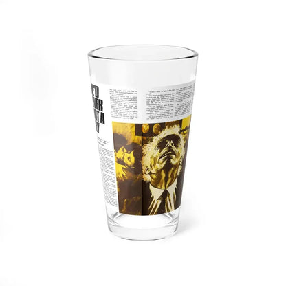 He'd Never Hurt A Fly, Adam magazine, January 1974 - Pint Glass 16oz 16oz - Go Mug Yourself